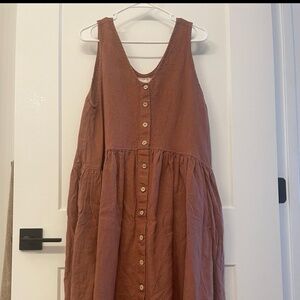 notPERFECTLINEN Volume Dress